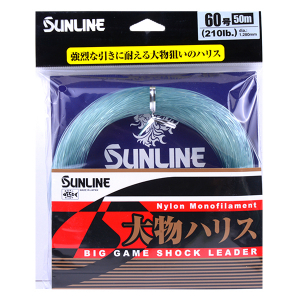 Шок лидер SUNLINE Big Game Nylon Monofilament 50м (180lb)