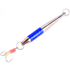 Пилькер Fladen Haken Fjords Серебристый/Синий Reflection 60гр