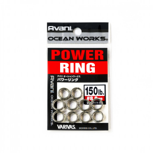 Заводные кольца Varivas Avani Ocean Works Power Ring 100lb