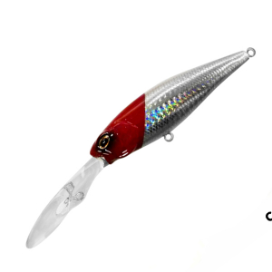 Воблер Tsuribito Deep Chok Long 80F col.HH-154 Hight hg.Красный head