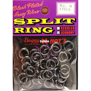 Заводные кольца BOGGY Hots Split Ring Toughness No.4 90lb