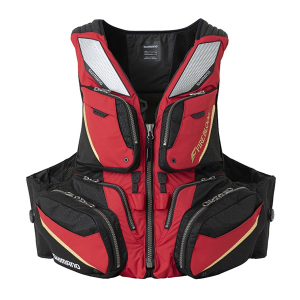 Жилет спасательно-разгрузочный Shimano VF-110V Limited Pro B.Красный 2XL