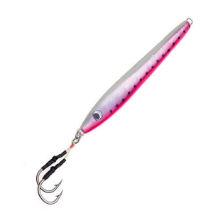 Джиг блесна ASARI Battle 210гр #03 (Серебристый Розовый)