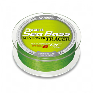 Плетеный шнур Varivas Avani Sea Bass Max Tracer Pe #1.5